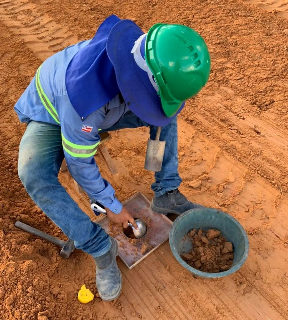 Field Density Testing (Sand Cone Method) in Longueuil — Compacted Fill Verification